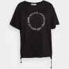 MICHAEL Michael Kors Damen BUNGEE LOGO TEE - T-Shirt Print - Black -MICHAEL Michael Kors bf5b77e3fca74473a83eaff85ef50c94