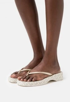 MICHAEL Michael Kors Damen LILO - Zehentrenner - Vanilla/pale Gold -MICHAEL Michael Kors c002272dc61e43e08346cbb98bb10cec