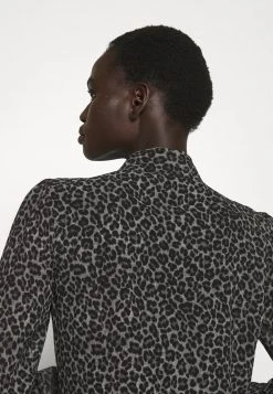 MICHAEL Michael Kors Damen CHEETAH TIE - Bluse - Malachitegry -MICHAEL Michael Kors c1c222ea7ad545f8a8d0513e847645bc