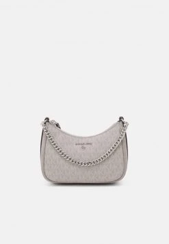 MICHAEL Michael Kors Damen JET SET CHARM CHAIN POUCHETTE - Handtasche - Pearl Grey