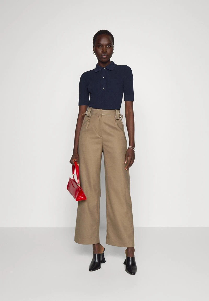 MICHAEL Michael Kors Damen BUTTON - Poloshirt - Midnight Blue 4 MICHAEL Michael Kors Damen BUTTON - Poloshirt - Midnight Blue - Image 2