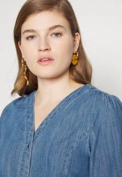 MICHAEL Michael Kors Damen DOWN MINI - Freizeitkleid - Blue Denim -MICHAEL Michael Kors c8405e81a18a4e6d83c14227a3ed51e4