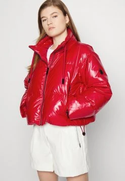 MICHAEL Michael Kors Damen CROPPED METALLIC PUFFER - Winterjacke - Crimson 13 MICHAEL Michael Kors Damen CROPPED METALLIC PUFFER - Winterjacke - Crimson -MICHAEL Michael Kors c84ac878464746b9acb5f72ee392a667