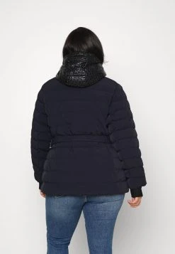 MICHAEL Michael Kors Damen ZIP FRONT STRETCH SHORT - Winterjacke - Navy -MICHAEL Michael Kors ca39e558b86449d089c03bb23902c955