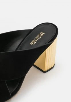 MICHAEL Michael Kors Damen PORTER MULE - Pantolette Hoch - Black -MICHAEL Michael Kors cbcca27c9f3d479dadd527f74b01b215