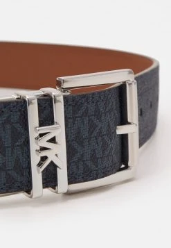 MICHAEL Michael Kors Damen LOGO REVERSIBLE BELT - Gürtel - Navy -MICHAEL Michael Kors cc952a1d5ed24ed99412d01af2ec6c33
