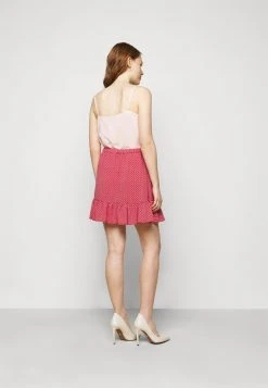 MICHAEL Michael Kors Damen PRINTED SKIRT - Minirock - Crimson -MICHAEL Michael Kors ccf519babcf64ba38a15ea81dd614bb5