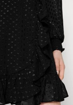 MICHAEL Michael Kors Damen CLIP WRAP - Cocktailkleid/festliches Kleid - Black -MICHAEL Michael Kors cde191e1c4a54180abc2a360b08f98b9