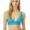 MICHAEL Michael Kors Damen Bikini-Top - Cyan Blue 2 MICHAEL Michael Kors Damen Bikini-Top - Cyan Blue -MICHAEL Michael Kors d1138da4b8bb41dbba61860e09306af4