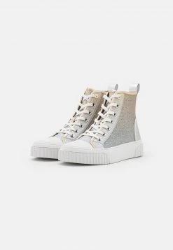 MICHAEL Michael Kors Damen GERTIE - Sneaker High - Silver/platingold -MICHAEL Michael Kors d19d98e88a994e3c931d5e7db3d4e871
