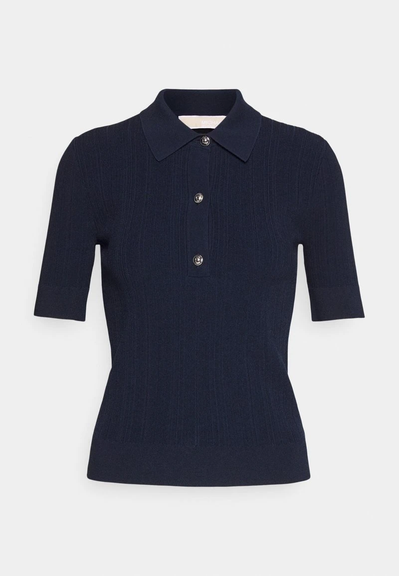MICHAEL Michael Kors Damen BUTTON - Poloshirt - Midnight Blue 7 MICHAEL Michael Kors Damen BUTTON - Poloshirt - Midnight Blue - Image 5