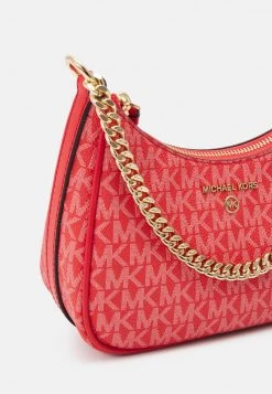 MICHAEL Michael Kors Damen JET SET CHARM CHAIN POUCHETTE - Handtasche - Sangria -MICHAEL Michael Kors d2d9f859aae34dbbbe01fe45763c40d3