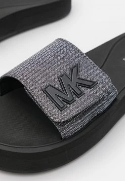 MICHAEL Michael Kors Damen PLATFORM SLIDE - Pantolette Flach - Gunmetal -MICHAEL Michael Kors d386088fb45642e7b2eecfb36e6e4223