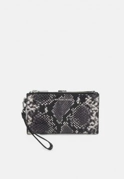 MICHAEL Michael Kors Damen JET SET WRISTLET - Geldbörse - Black/white