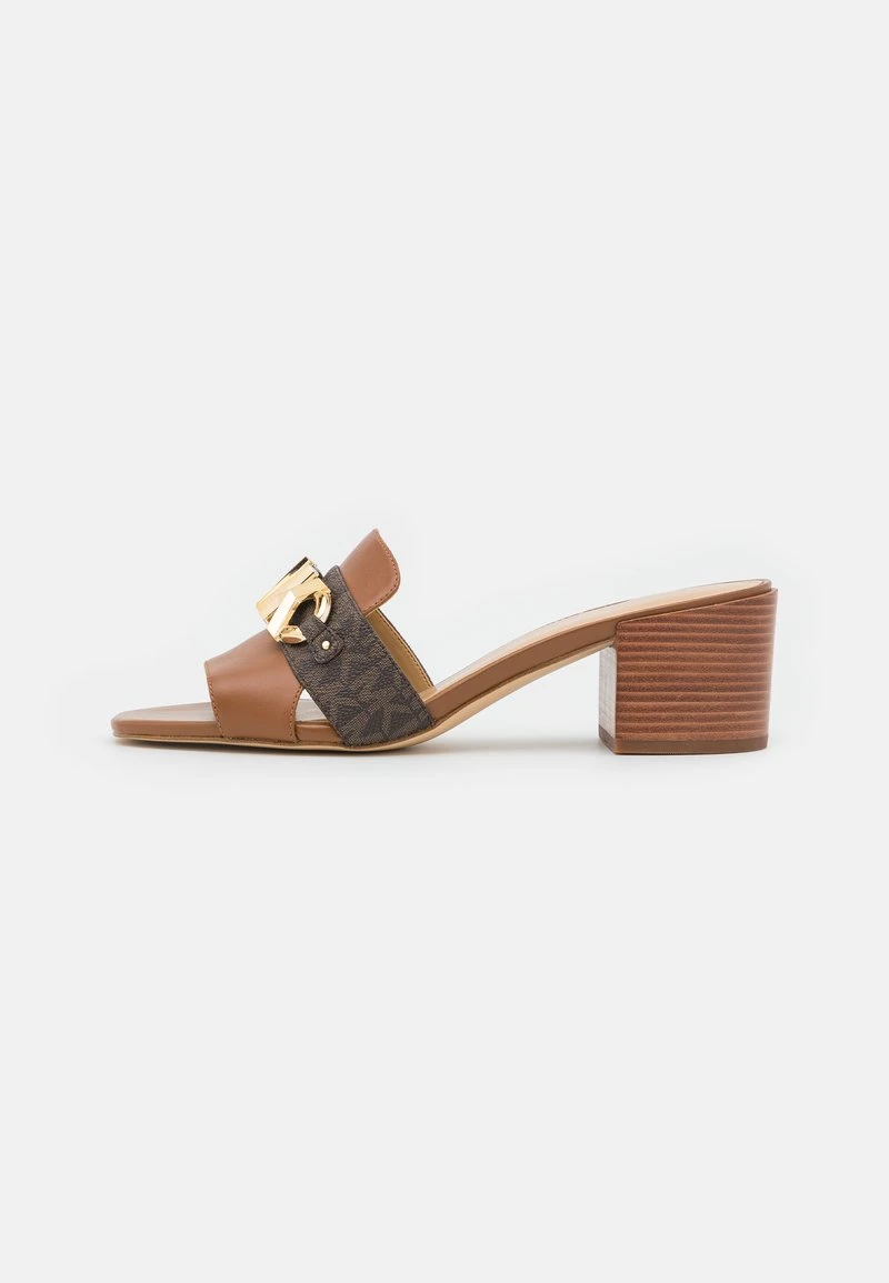 MICHAEL Michael Kors Damen IZZY MULE - Pantolette Hoch - Brown/multi-coloured 4 MICHAEL Michael Kors Damen IZZY MULE - Pantolette Hoch - Brown/multi-coloured - Image 2