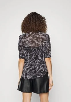 MICHAEL Michael Kors Damen PALM SHORT PUFF - Bluse - White/black 10 MICHAEL Michael Kors Damen PALM SHORT PUFF - Bluse - White/black -MICHAEL Michael Kors d4a1dd8965244d8d9acd97fef24ecdd9