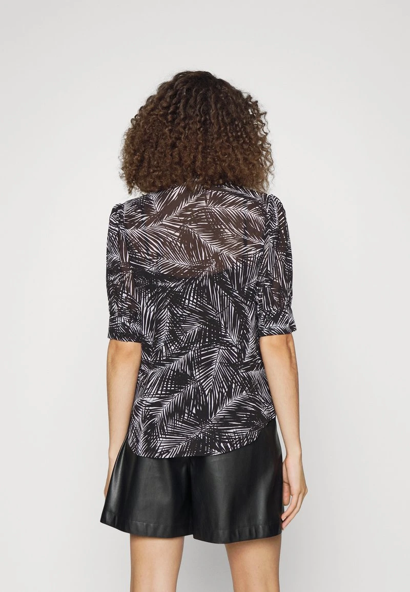 MICHAEL Michael Kors Damen PALM SHORT PUFF - Bluse - White/black 5 MICHAEL Michael Kors Damen PALM SHORT PUFF - Bluse - White/black - Image 3