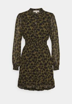 MICHAEL Michael Kors Damen PALMETTO SMOCK DRESS - Freizeitkleid - Smoky Olive -MICHAEL Michael Kors d4e3ee3c33ea438aae6106158b43f2bc