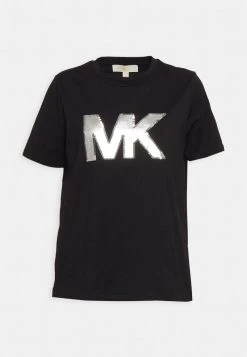 MICHAEL Michael Kors Damen SEQN LOGO TEE - T-Shirt Print - Black -MICHAEL Michael Kors da7db25b3716484eaba3a603d4997d16