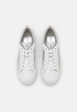 MICHAEL Michael Kors Damen OSCAR LACE UP - Sneaker Low - Silver -MICHAEL Michael Kors dba590cfe4264222b805cab658d0b545