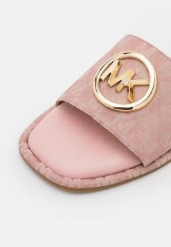 MICHAEL Michael Kors Damen HAYWORTH SLIDE - Pantolette Flach - Fawn 15 MICHAEL Michael Kors Damen HAYWORTH SLIDE - Pantolette Flach - Fawn -MICHAEL Michael Kors dc7573fd622546a89887c059efc47a59