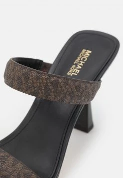 MICHAEL Michael Kors Damen CLARA - Pantolette Hoch - Brown -MICHAEL Michael Kors ddb5b691be0644d0b11e88c7e78bd650