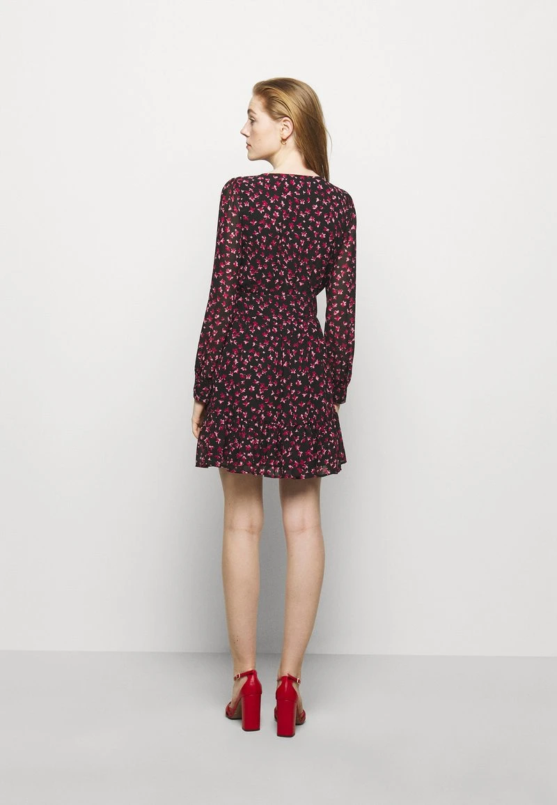 MICHAEL Michael Kors Damen FLORAL PRINTED MINI DRESS - Freizeitkleid - Berry 5 MICHAEL Michael Kors Damen FLORAL PRINTED MINI DRESS - Freizeitkleid - Berry - Image 3