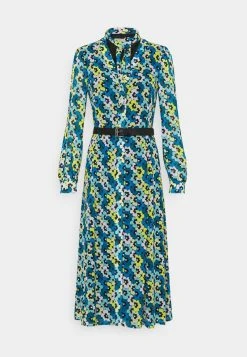 MICHAEL Michael Kors Damen FLORAL KATE - Blusenkleid - Limeade -MICHAEL Michael Kors dfc3503aeeff4427bdc8b9a3504f4a29