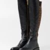 MICHAEL Michael Kors Damen RIDLEY BOOT - Overknees - Black/brown -MICHAEL Michael Kors e032e43fe8ea4dc1aff2b9be6fac1a85