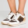 MICHAEL Michael Kors Damen BILLIE TRAINER - Sneaker Low - Optic White/brown 1 MICHAEL Michael Kors Damen BILLIE TRAINER - Sneaker Low - Optic White/brown -MICHAEL Michael Kors e0ce84cc1af84aecac1395942f526e33