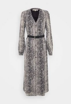 MICHAEL Michael Kors Damen SUPER SNAKE KATE - Blusenkleid - Malachitegry -MICHAEL Michael Kors e1a5b2a799924703852ca123e399479e