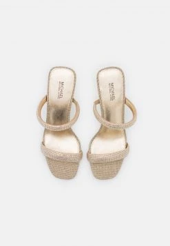 MICHAEL Michael Kors Damen CLARA - Pantolette Hoch - Pale Gold -MICHAEL Michael Kors e1b4255469ea459fb7ce10de3510a0de