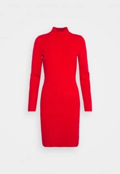 MICHAEL Michael Kors Damen ECO MOCK - Strickkleid - Crimson -MICHAEL Michael Kors e345b7ed98cb4c71bb4b30cd14fb9624