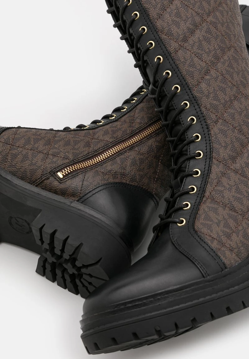 MICHAEL Michael Kors Damen STARK BOOT - Schnürstiefel - Black/brown 7 MICHAEL Michael Kors Damen STARK BOOT - Schnürstiefel - Black/brown - Image 5
