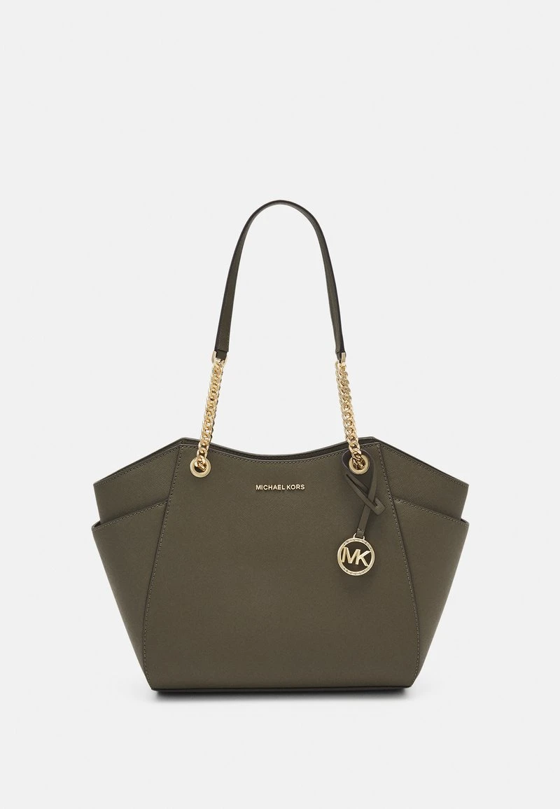 MICHAEL Michael Kors Damen JET TRAVEL CHAIN TOTE - Handtasche - Olive 3 MICHAEL Michael Kors Damen JET TRAVEL CHAIN TOTE - Handtasche - Olive