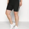 MICHAEL Michael Kors Damen LOGO TAPE BIKER SHORT - Shorts - Black