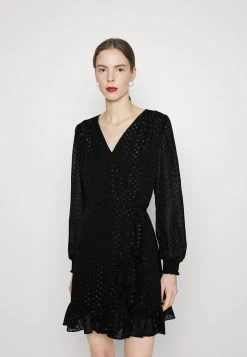 MICHAEL Michael Kors Damen CLIP WRAP - Cocktailkleid/festliches Kleid - Black