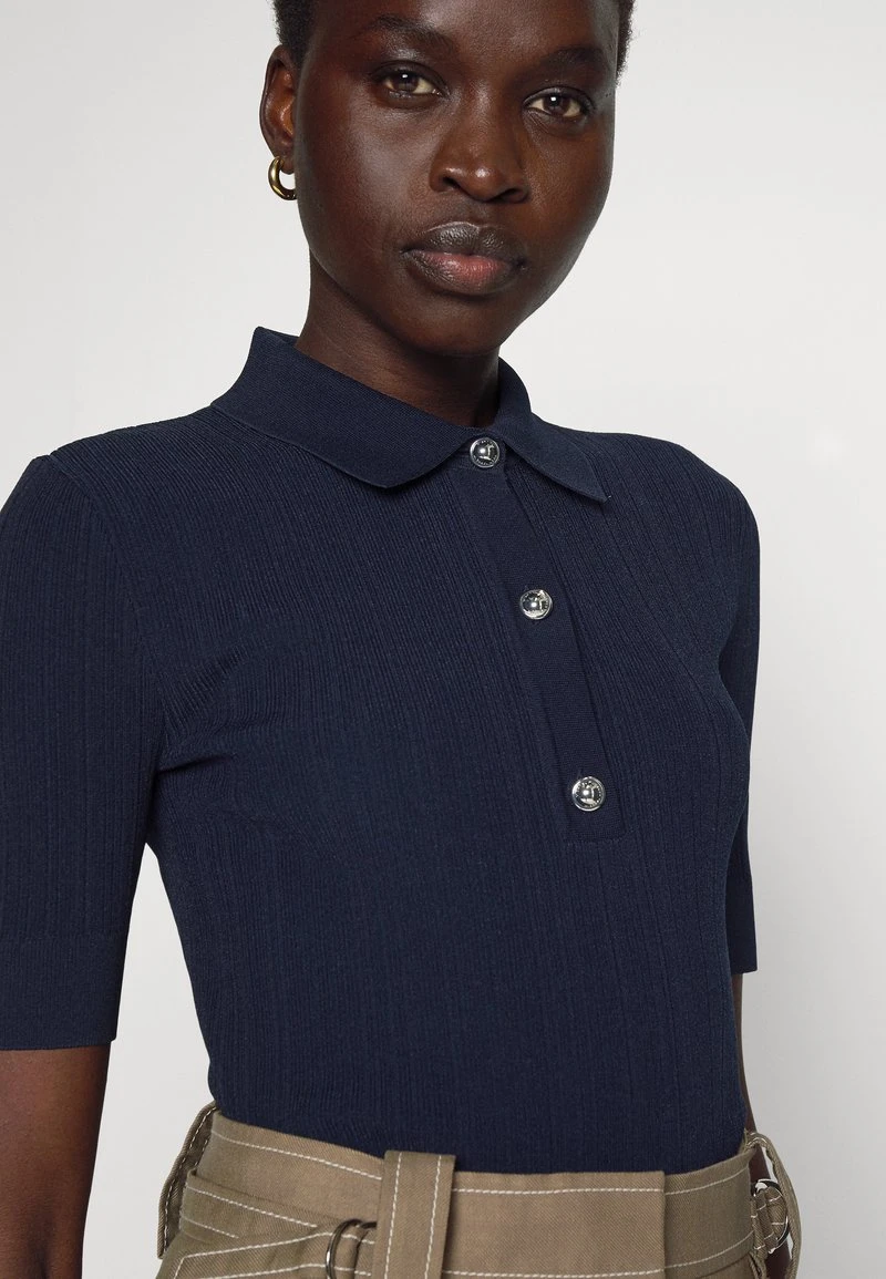 MICHAEL Michael Kors Damen BUTTON - Poloshirt - Midnight Blue 6 MICHAEL Michael Kors Damen BUTTON - Poloshirt - Midnight Blue - Image 4