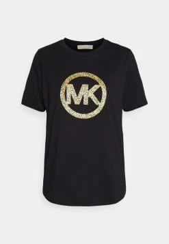 MICHAEL Michael Kors Damen TEE - T-Shirt Print - Black -MICHAEL Michael Kors e9ec2f6283d04e049c211e56e5b46296