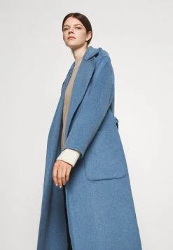 MICHAEL Michael Kors Damen DOUBLEFACE ROBE COAT - Klassischer Mantel - Blue -MICHAEL Michael Kors ebcbe3a9d61b4db9b0ee35c78117909a