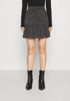 MICHAEL Michael Kors Damen CHEETAH MINI SKIRT - Minirock - Malachitegry
