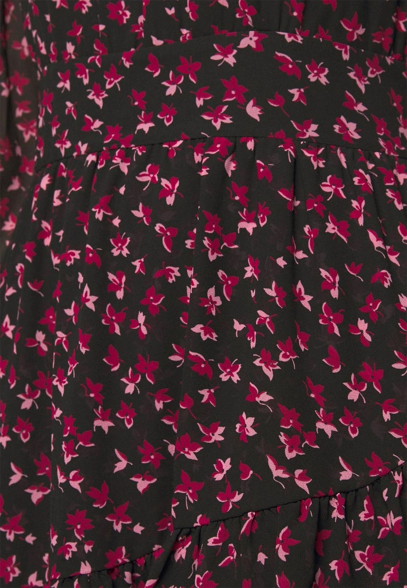 MICHAEL Michael Kors Damen FLORAL PRINTED MINI DRESS - Freizeitkleid - Berry 8 MICHAEL Michael Kors Damen FLORAL PRINTED MINI DRESS - Freizeitkleid - Berry - Image 6