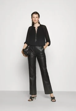 MICHAEL Michael Kors Damen SOLID CHAIN - Bluse - Black -MICHAEL Michael Kors ef0bff72e03e4da58a441ccc626b4b4d