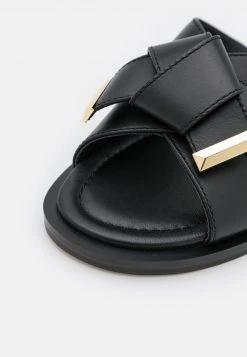 MICHAEL Michael Kors Damen ADDISON - Pantolette Flach - Black -MICHAEL Michael Kors ef268cf5ca58450399309e5955ef3355