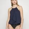 MICHAEL Michael Kors Damen CHAIN HALTER HIGH NECK TANKINI - Bikini-Top - Navy 2 MICHAEL Michael Kors Damen CHAIN HALTER HIGH NECK TANKINI - Bikini-Top - Navy -MICHAEL Michael Kors eff0a6c3548b4a36b0ad9300c39371d9