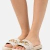 MICHAEL Michael Kors Damen IZZY SLIDE - Pantolette Flach - Vanilla/multi-coloured -MICHAEL Michael Kors f4c03f7229b8446085989f7e82f2ef38