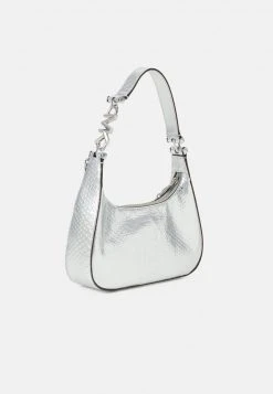 MICHAEL Michael Kors Damen PIPER SM POUCHETTE - Handtasche - Silver-coloured -MICHAEL Michael Kors f556dc8c76ca421aadb0437d3dfefa84