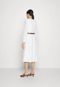 MICHAEL Michael Kors Damen PALM EYELET KATE DRESS - Blusenkleid - White -MICHAEL Michael Kors f5ca3dc553ab4df1a811ad2fde757f09