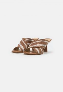 MICHAEL Michael Kors Damen GIDEON MULE - Pantolette Hoch - Luggage/multi-coloured 11 MICHAEL Michael Kors Damen GIDEON MULE - Pantolette Hoch - Luggage/multi-coloured -MICHAEL Michael Kors f5e3d0d9860b4f2ab9e78e6fd42e8600