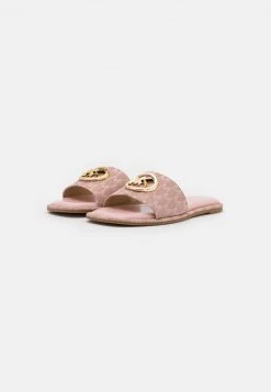 MICHAEL Michael Kors Damen HAYWORTH SLIDE - Pantolette Flach - Fawn 11 MICHAEL Michael Kors Damen HAYWORTH SLIDE - Pantolette Flach - Fawn -MICHAEL Michael Kors f6de41fd23cb4cf490025d62b46846b1